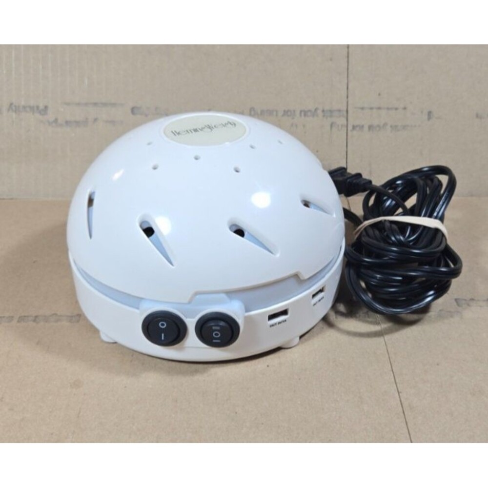 Sleep Sound Machine, HemingWeigh HW-D1 White Noise w/USB Charger & Night Light